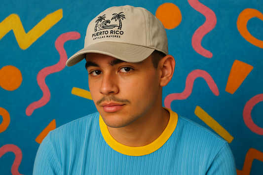 Puerto Rico Antillas Mayores - Gorra Clasica Bordada