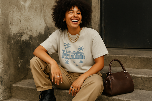 ¿Concho está en casa? Unisex Oversized Heavy T-shirt