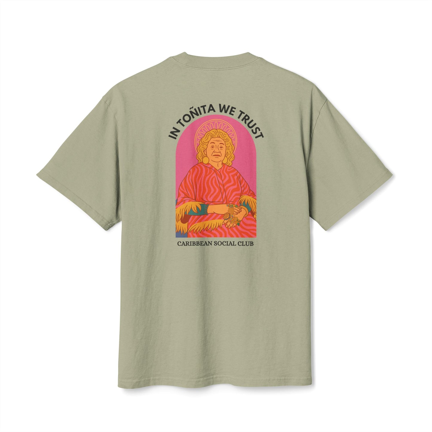 Caribbean Social Club Unisex Oversized Heavy T-shirt
