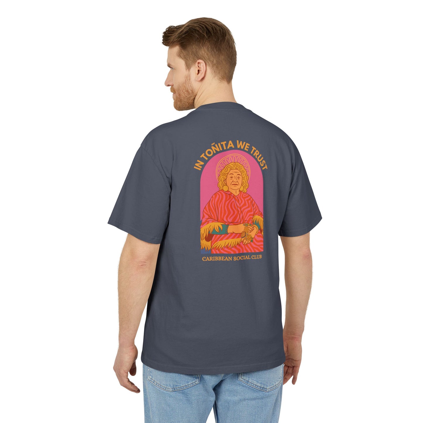 Caribbean Social Club Unisex Oversized Heavy T-shirt
