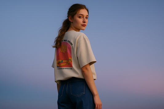 Caribbean Social Club Unisex Oversized Heavy T-shirt