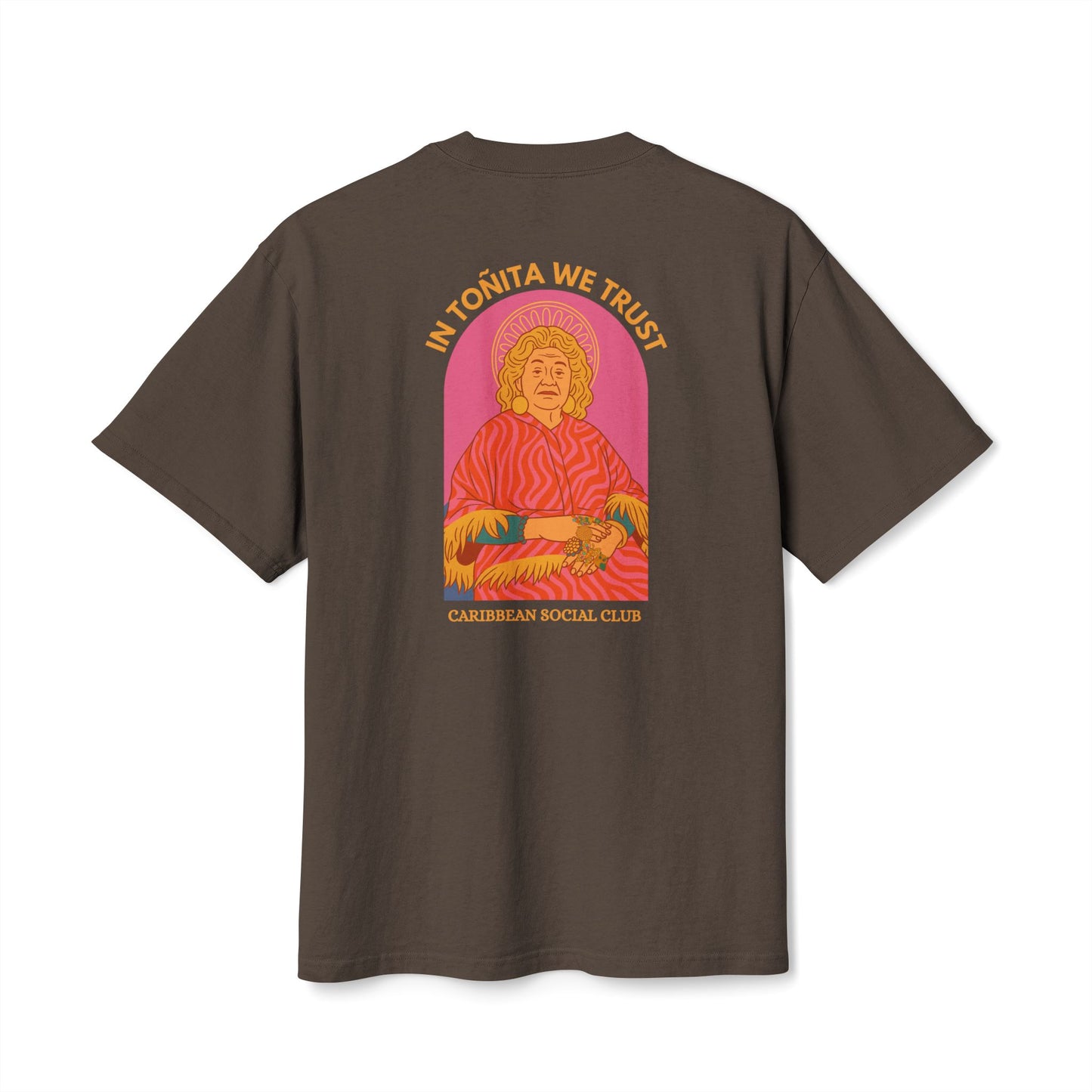 Caribbean Social Club Unisex Oversized Heavy T-shirt