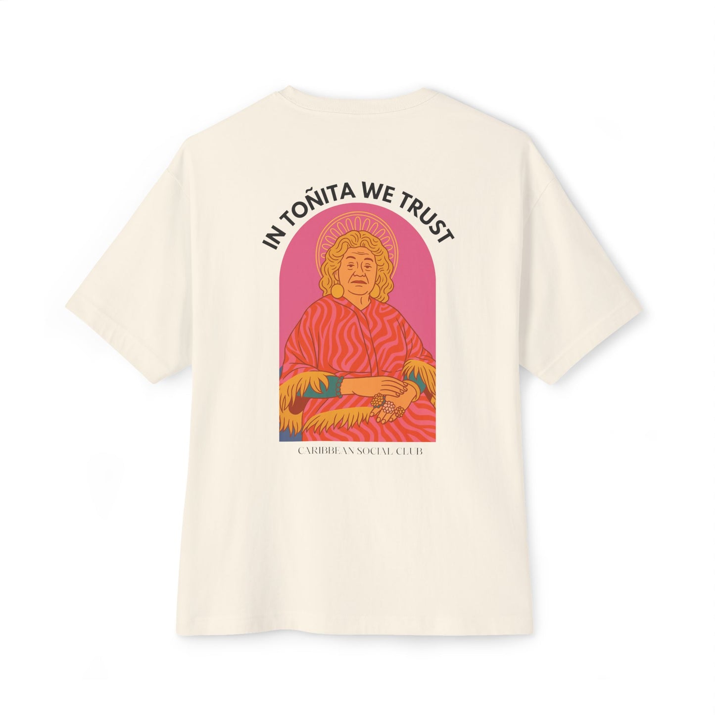 In toñita we trust [Ovalo] : Oversized Lightweight T-shirt