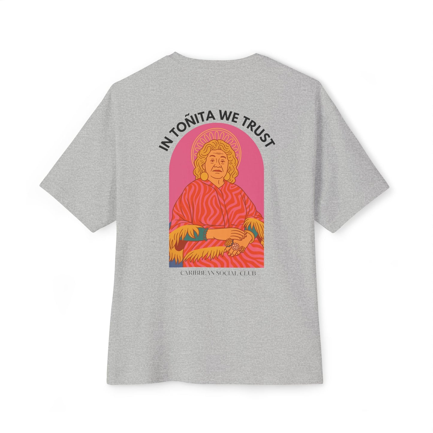 In toñita we trust [Ovalo] : Oversized Lightweight T-shirt