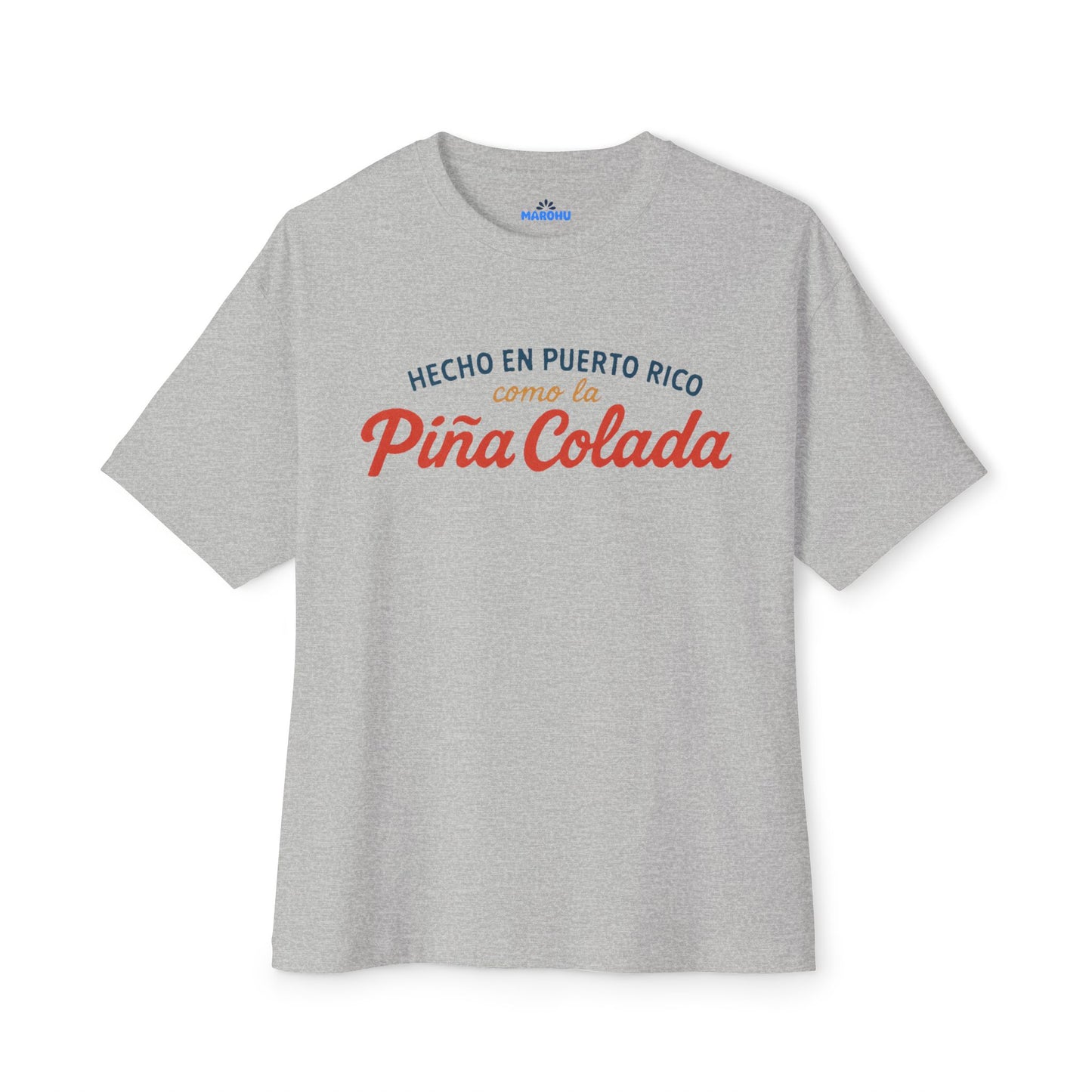 Puerto Rico Piña Colada Tee - Oversized Boxy Light T-shirt
