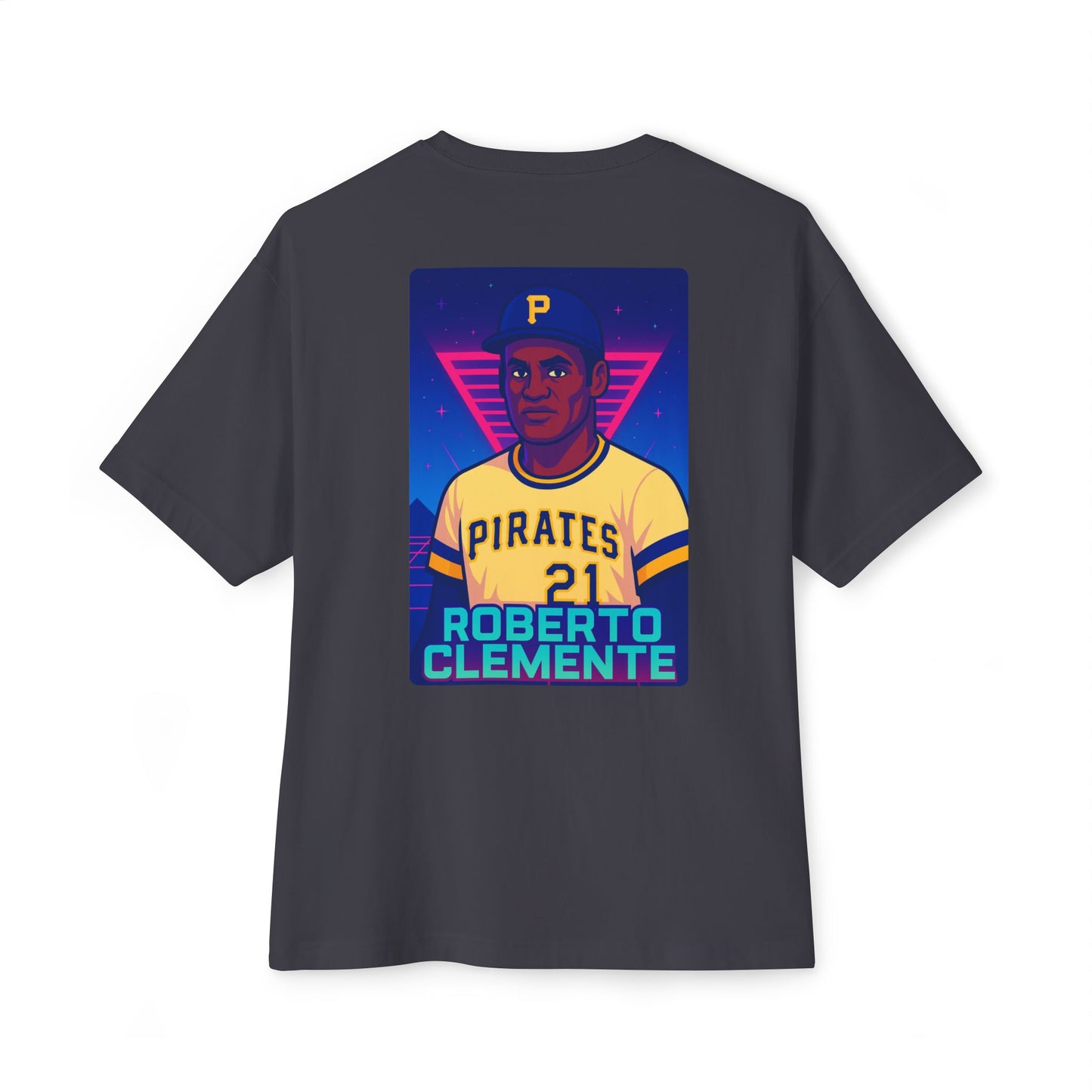 Roberto Clemente Neon Cosmo : Oversized Lightweight Tee