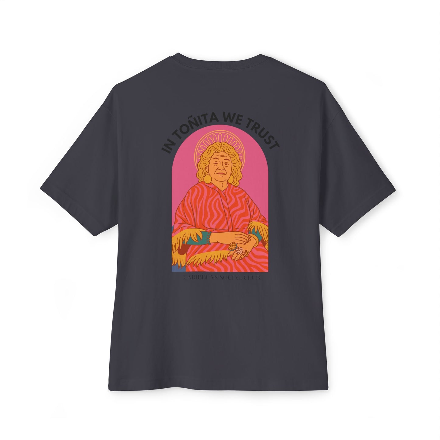 In toñita we trust [Ovalo] : Oversized Lightweight T-shirt